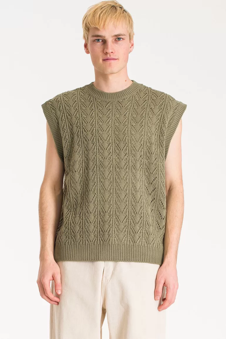 Men Olive Clothing Menswear | Totem Vest, Green