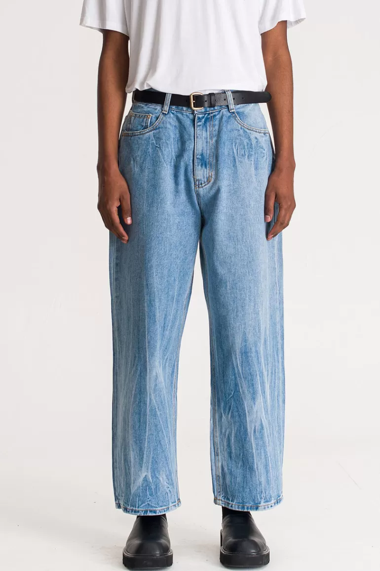 Men Olive Clothing Menswear | Veck Jeans, Light Blue