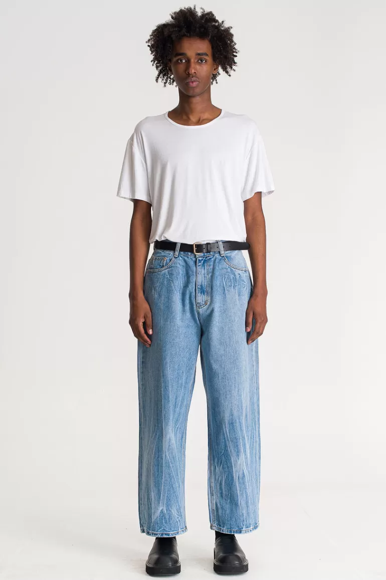 Men Olive Clothing Menswear | Veck Jeans, Light Blue