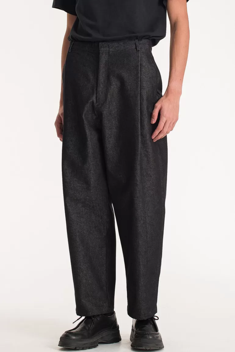 Men Olive Clothing Menswear | Yugi Balloon Jeans, Black