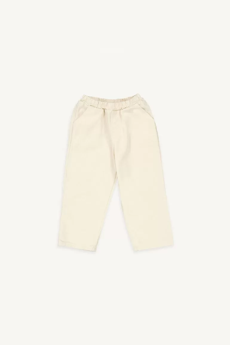 Kids Olive Clothing Mini Olive | Cotton Chino, Ivory