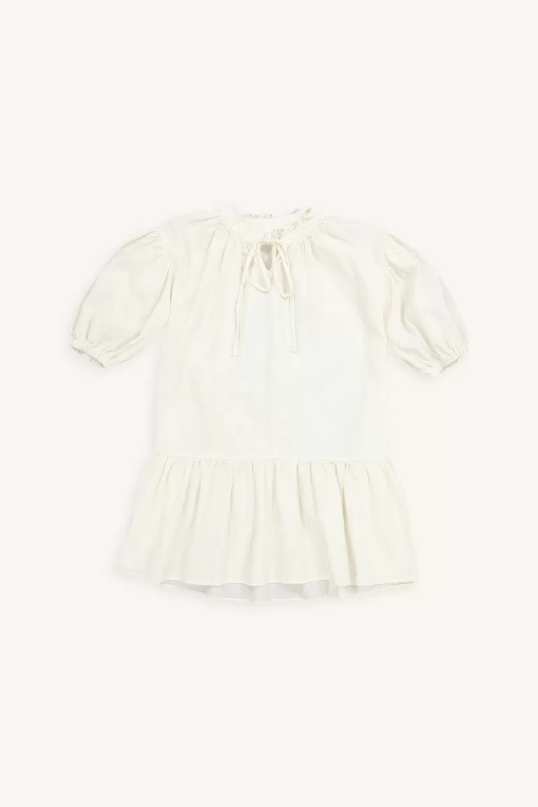 Kids Olive Clothing Mini Olive | Cotton Long Dress, Ivory