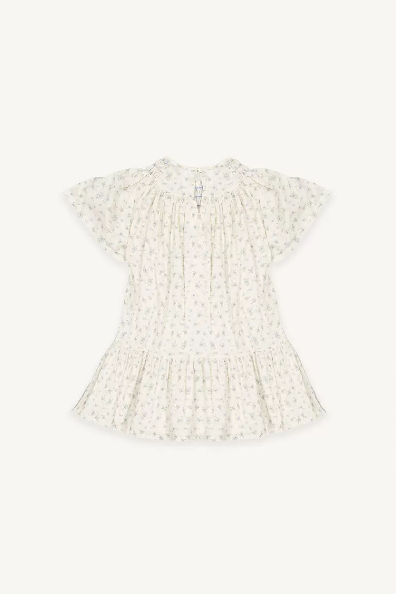 Kids Olive Clothing Mini Olive | Jane Flower Dress, Blue