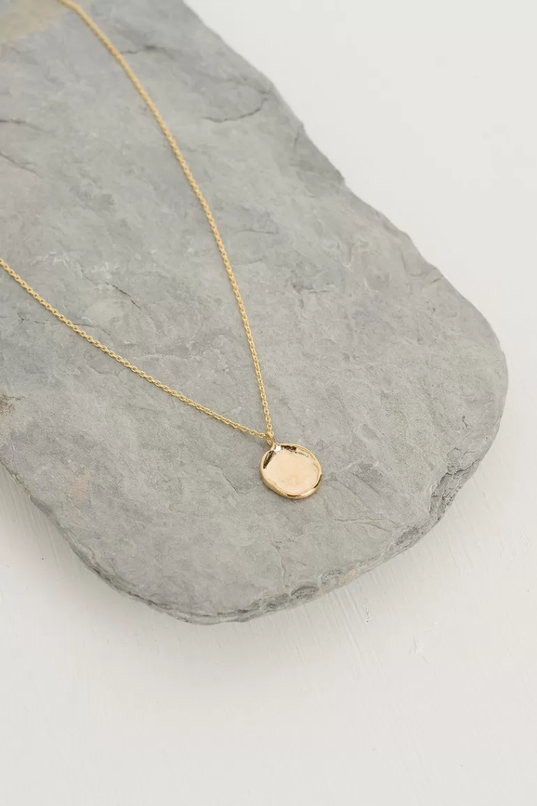 Women Olive Clothing Miou Necklace, Gold