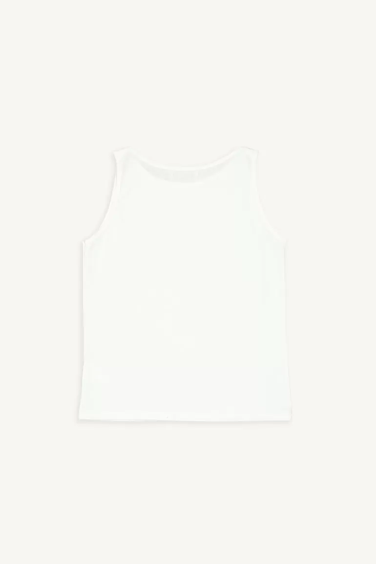 Women Olive Clothing Mizu Tank, Ivory