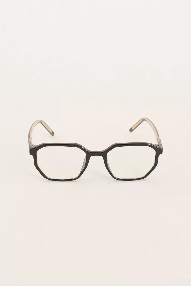Women Olive Clothing Monica Glasses, Black