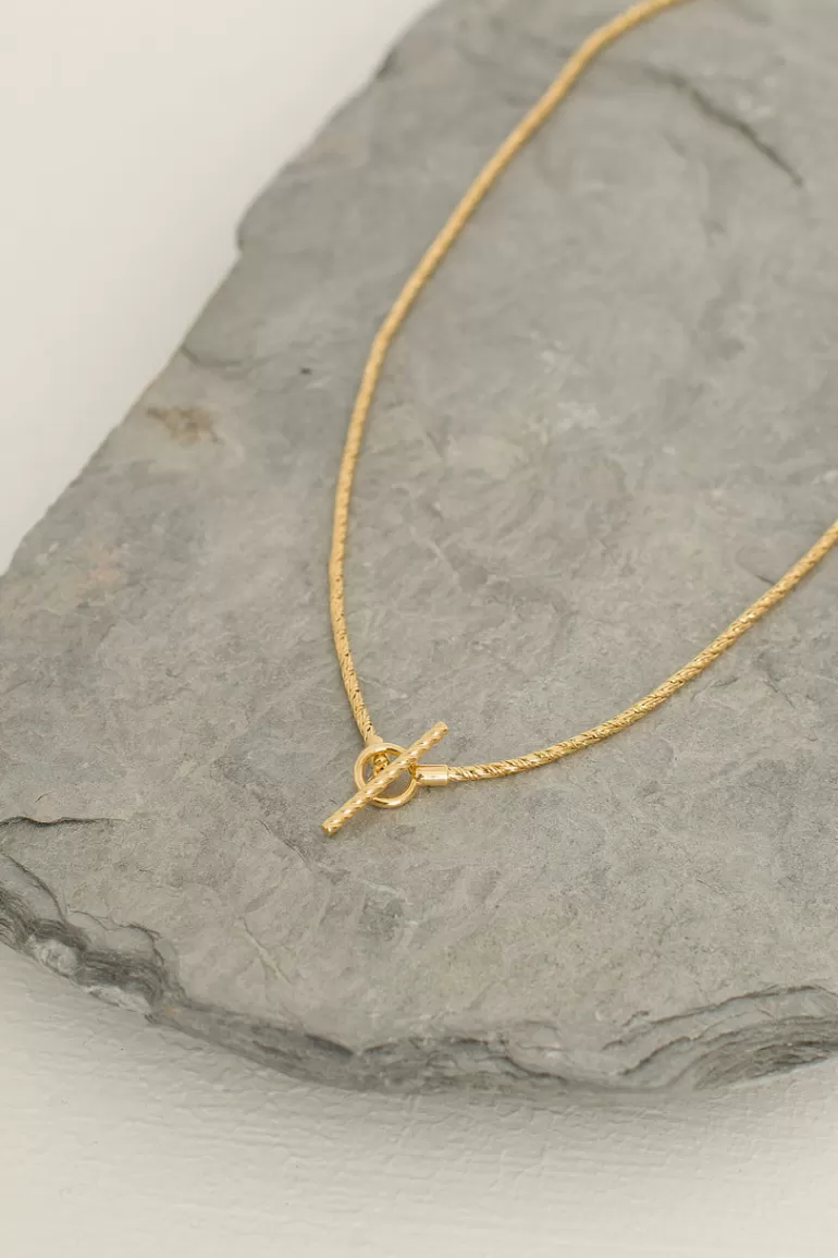 Women Olive Clothing Muse Simple Choker, 14K Gold Plated