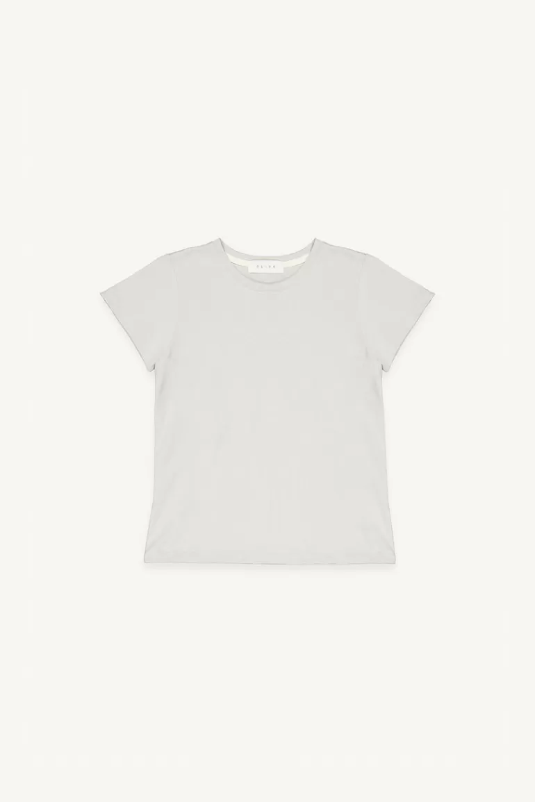 Women Olive Clothing Noa Crop Tee, Grey