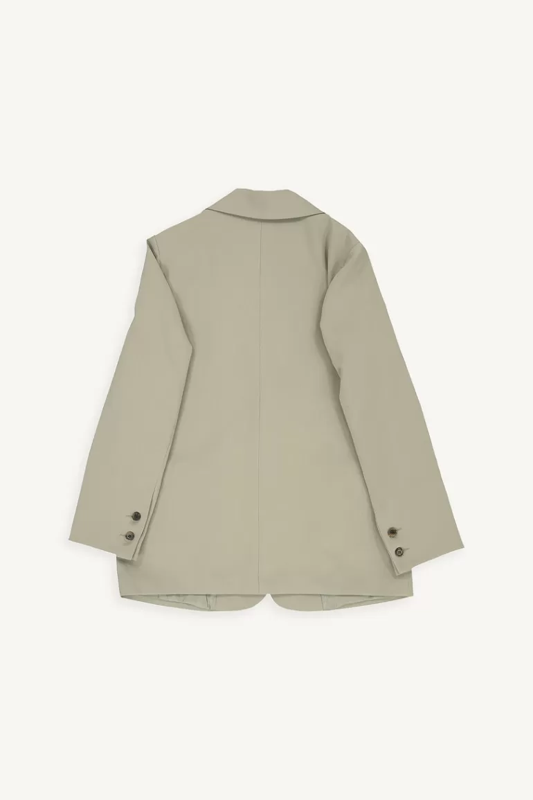 Women Olive Clothing Nori Buttoned Jacket, Beige