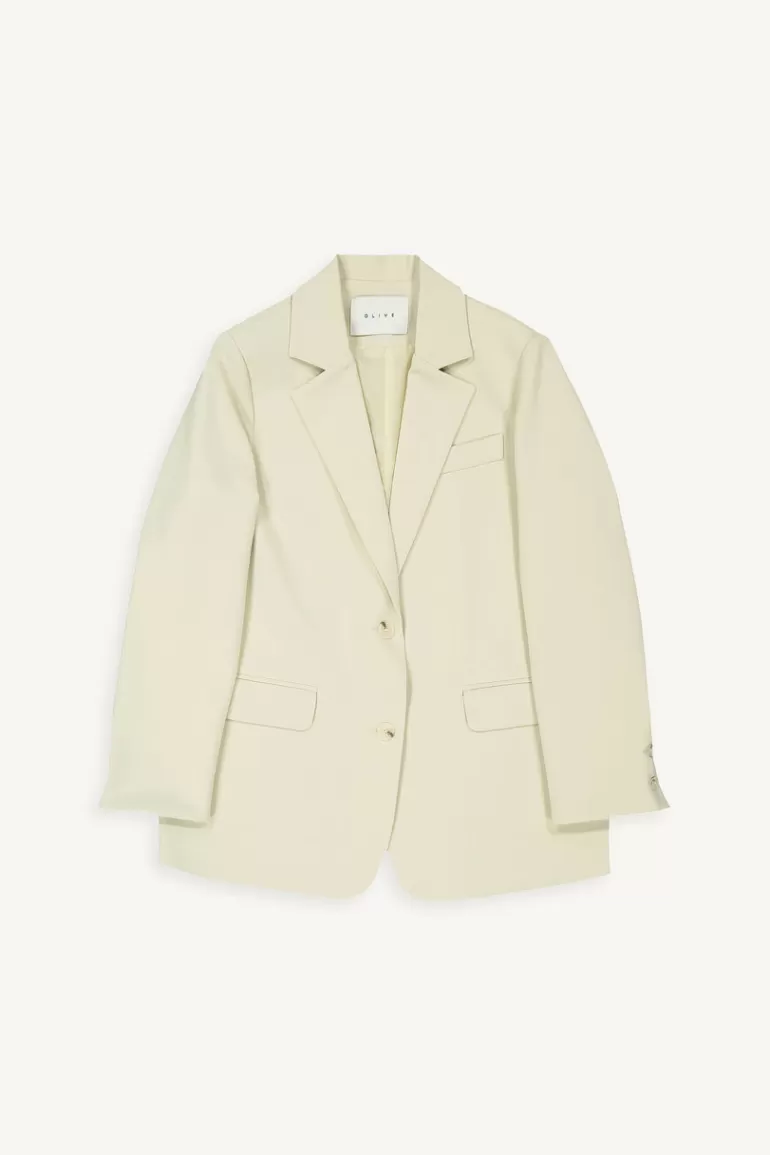 Women Olive Clothing Nori Buttoned Jacket, Mint