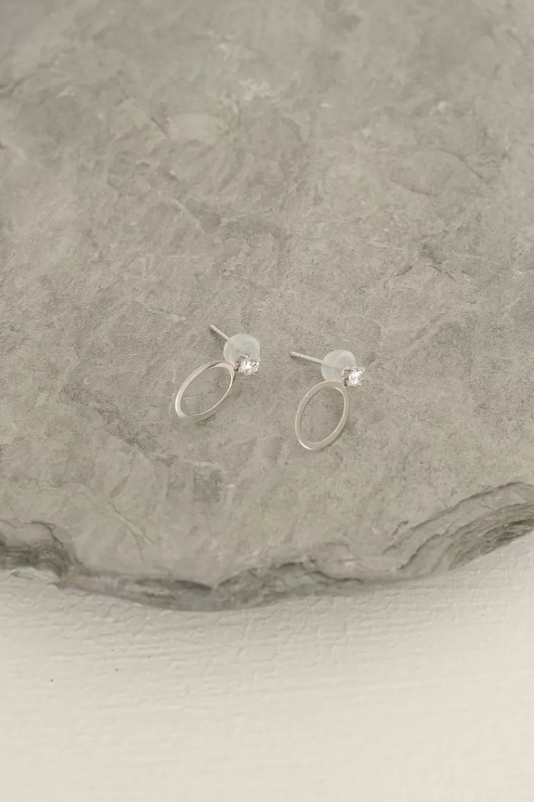 Women Olive Clothing Orion Earrings, Sterling Silver