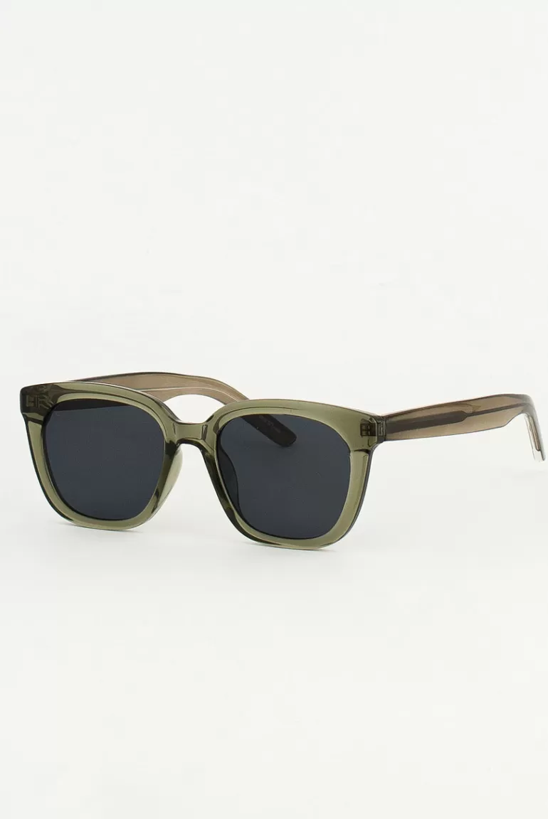 Women Olive Clothing Paran Sunglasses, Khaki