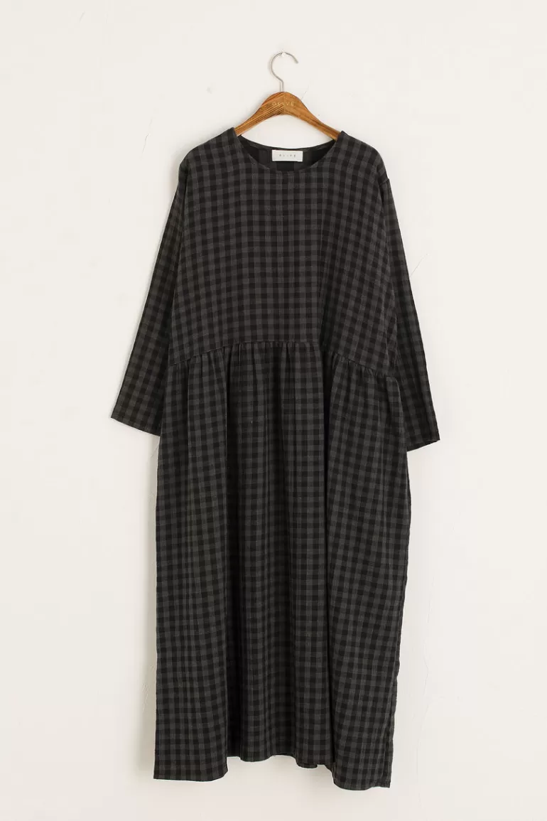 Women Olive Clothing Poppi Double Faced Check Dress, Small Check