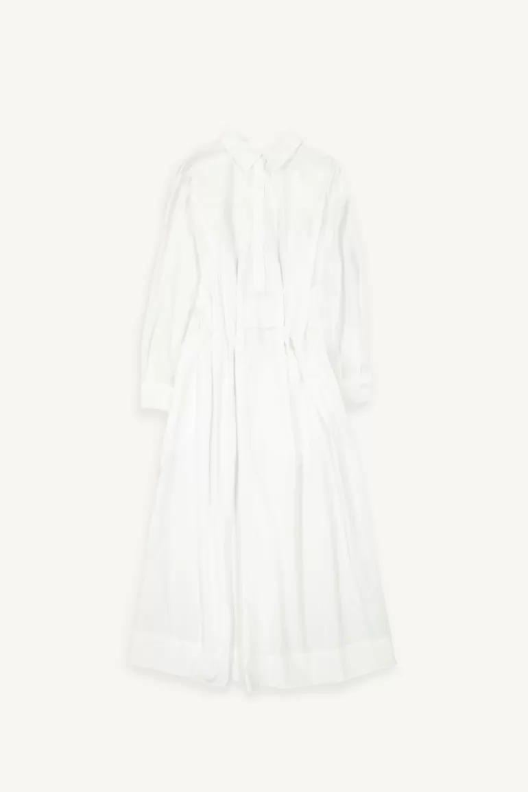 Women Olive Clothing Roa Shirt Dress, Ivory
