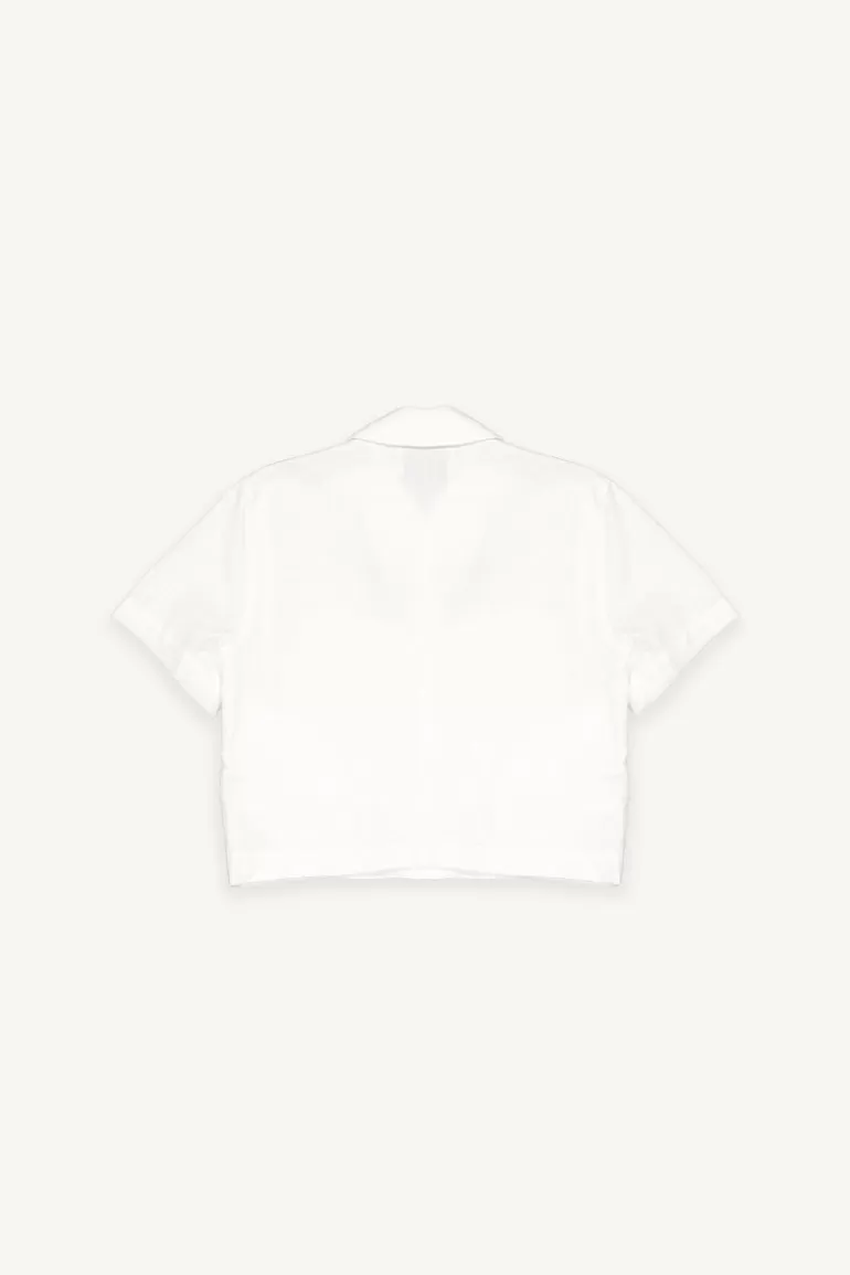 Women Olive Clothing Rona Pocket Blouson, Ivory