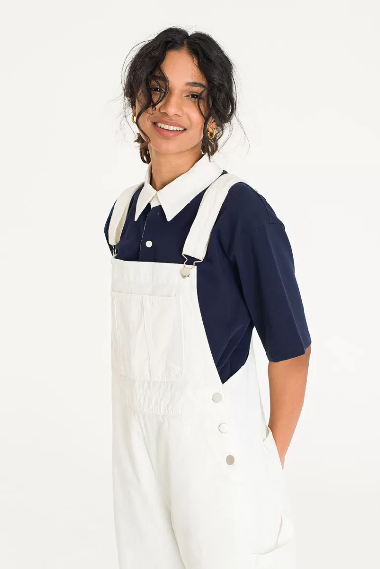 Women Olive Clothing Rubi Rugby Tee, Navy