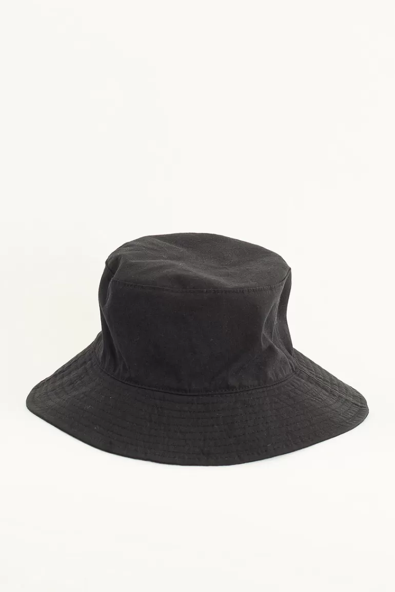 Women Olive Clothing Safari String Hat, Black