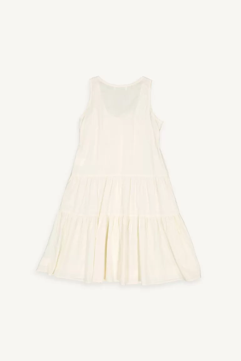 Women Olive Clothing Soma Sleeveless Dress, Cream