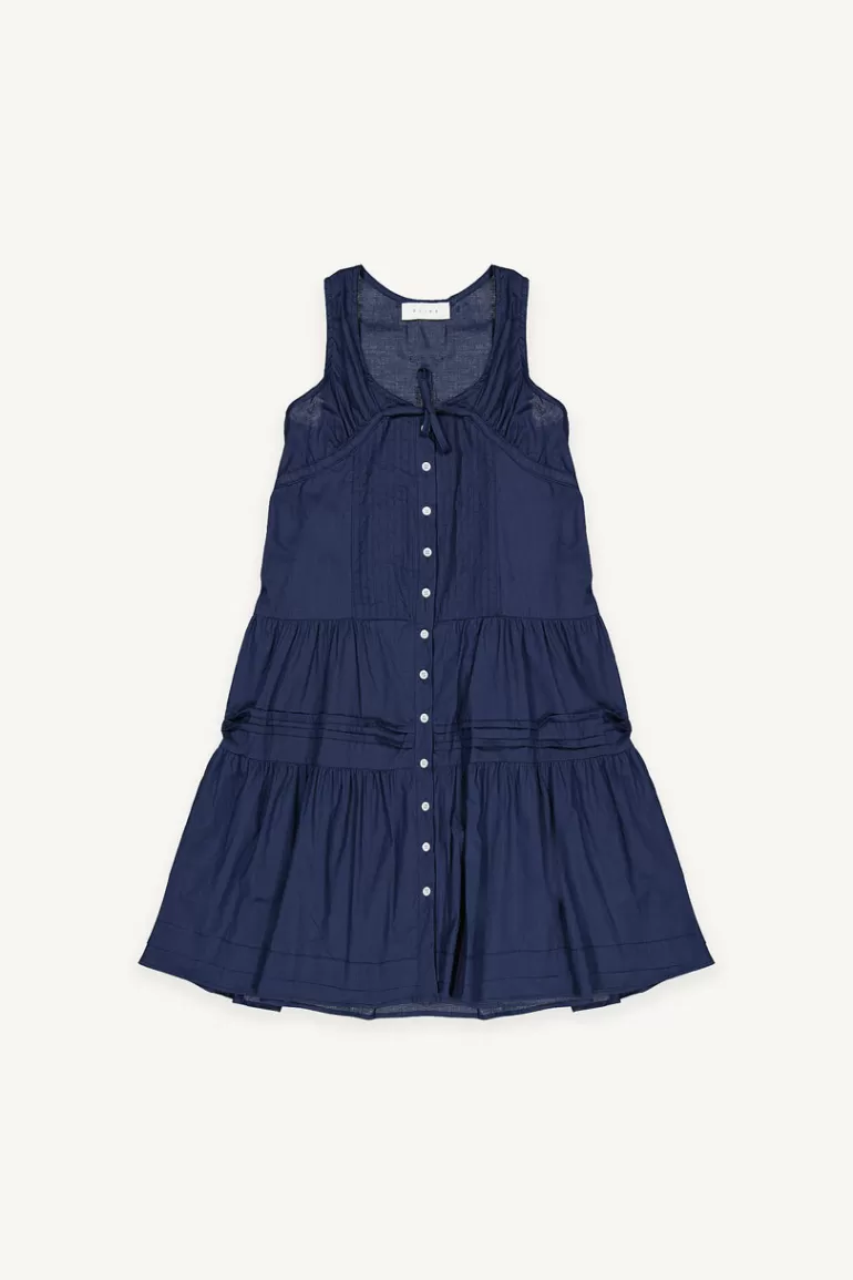Women Olive Clothing Soma Sleeveless Dress, Navy
