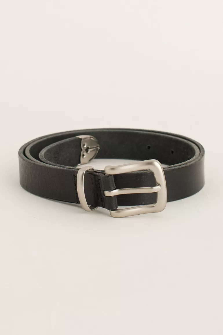 Women Olive Clothing Square D Belt, Black