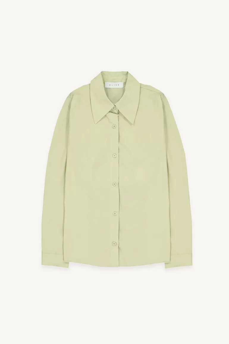 Women Olive Clothing Strap Back Shirt, Green
