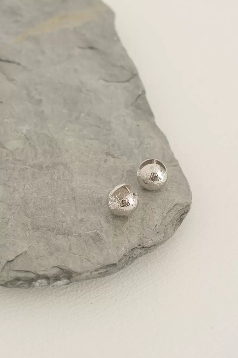 Women Olive Clothing Theia Ball Earrings, Sterling Silver
