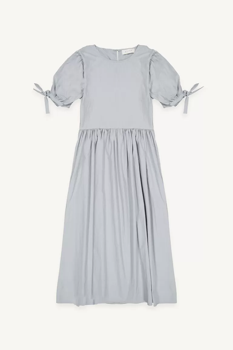 Women Olive Clothing Tie Sleeve Dress, Blue