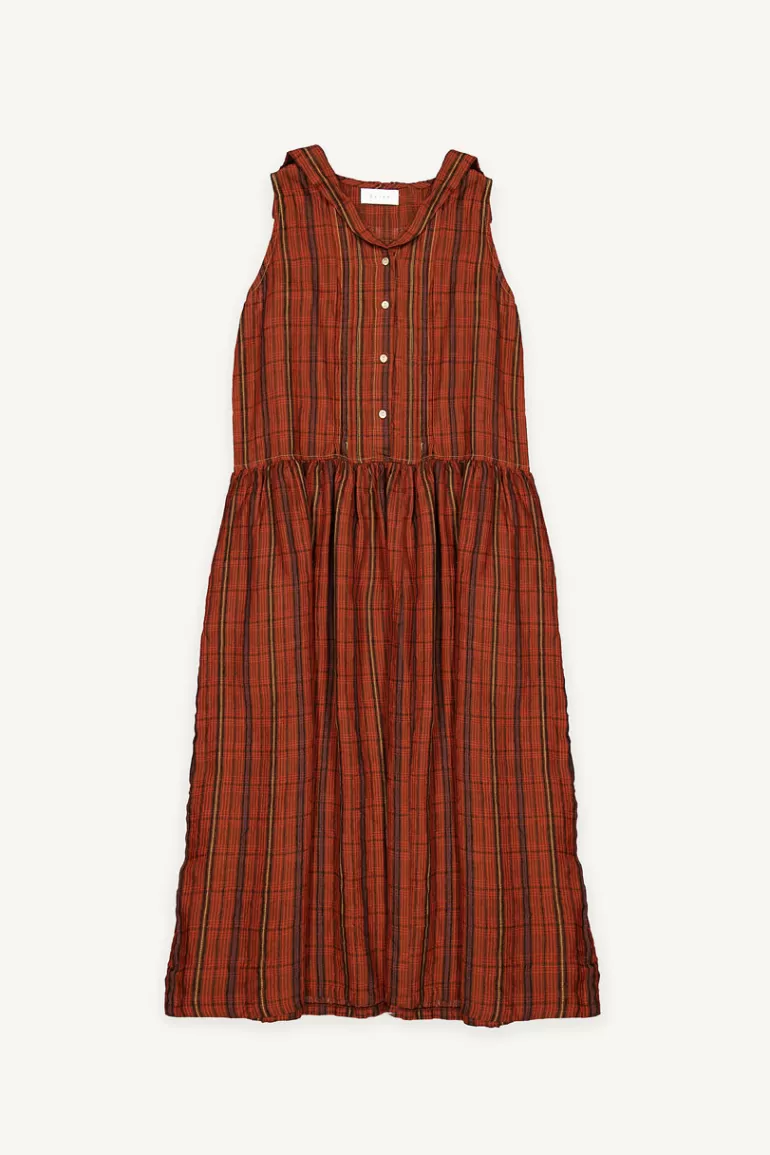 Women Olive Clothing Tomo Shirt Dress, Red