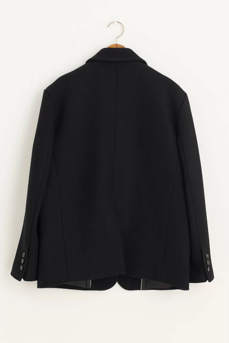 Women Olive Clothing Tomoko Wool Jakcet, Black