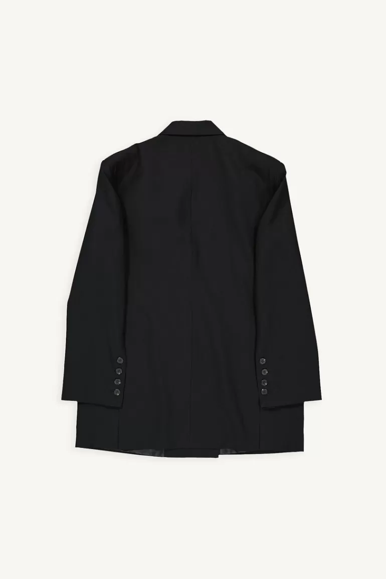 Women Olive Clothing Yuha Oversize Jacket, Black