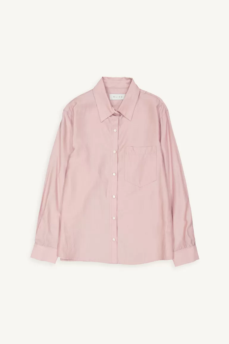 Women Olive Clothing Yuha Simple Shirt, Pink