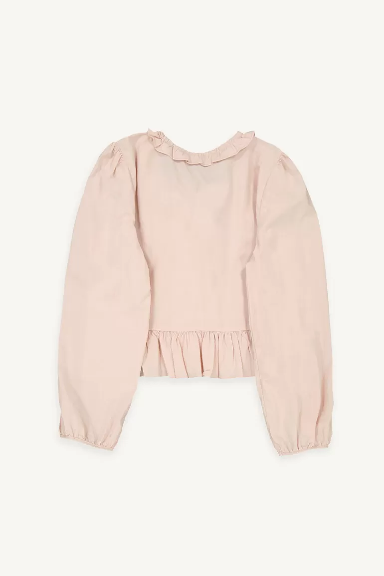 Women Olive Clothing Yujin Frill Collar Blouse, Pink