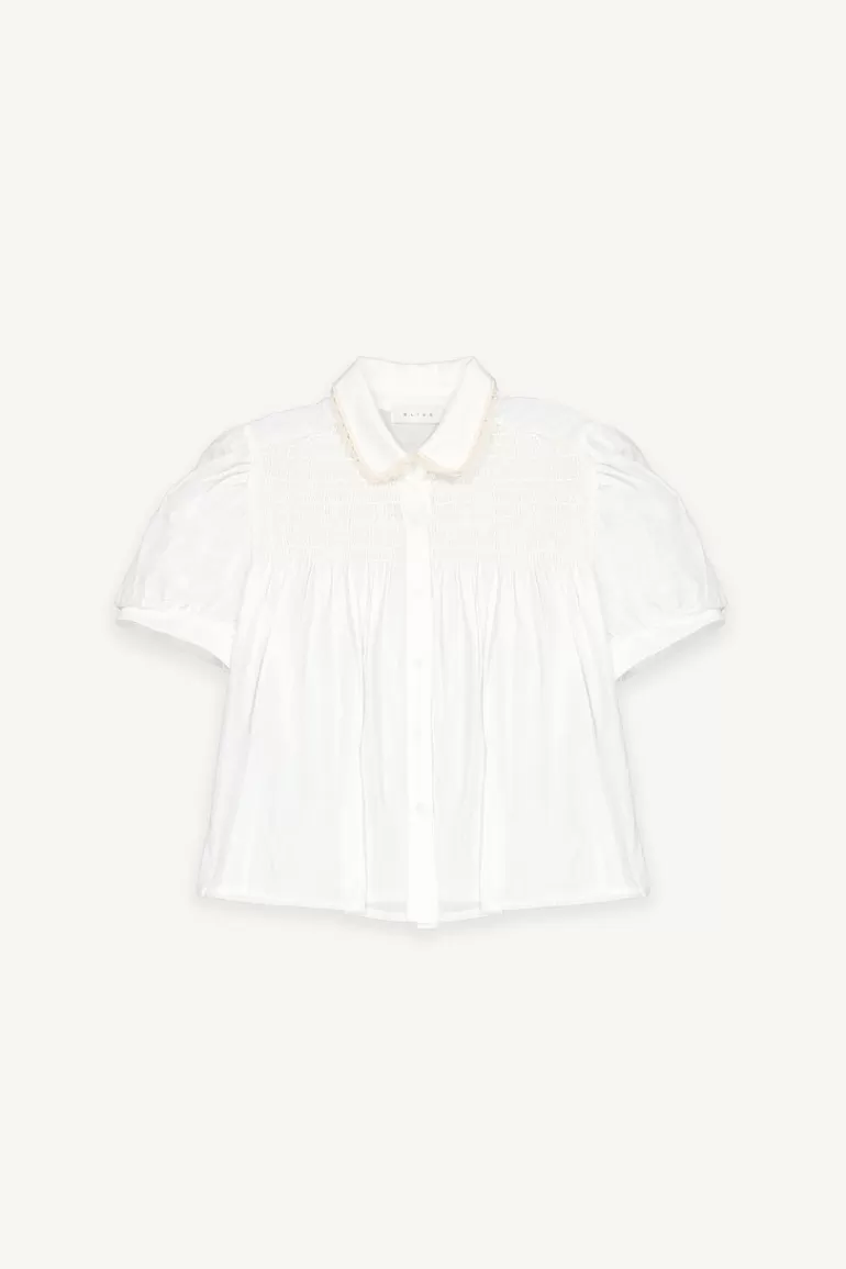 Women Olive Clothing Yuna Blouse, Ivory