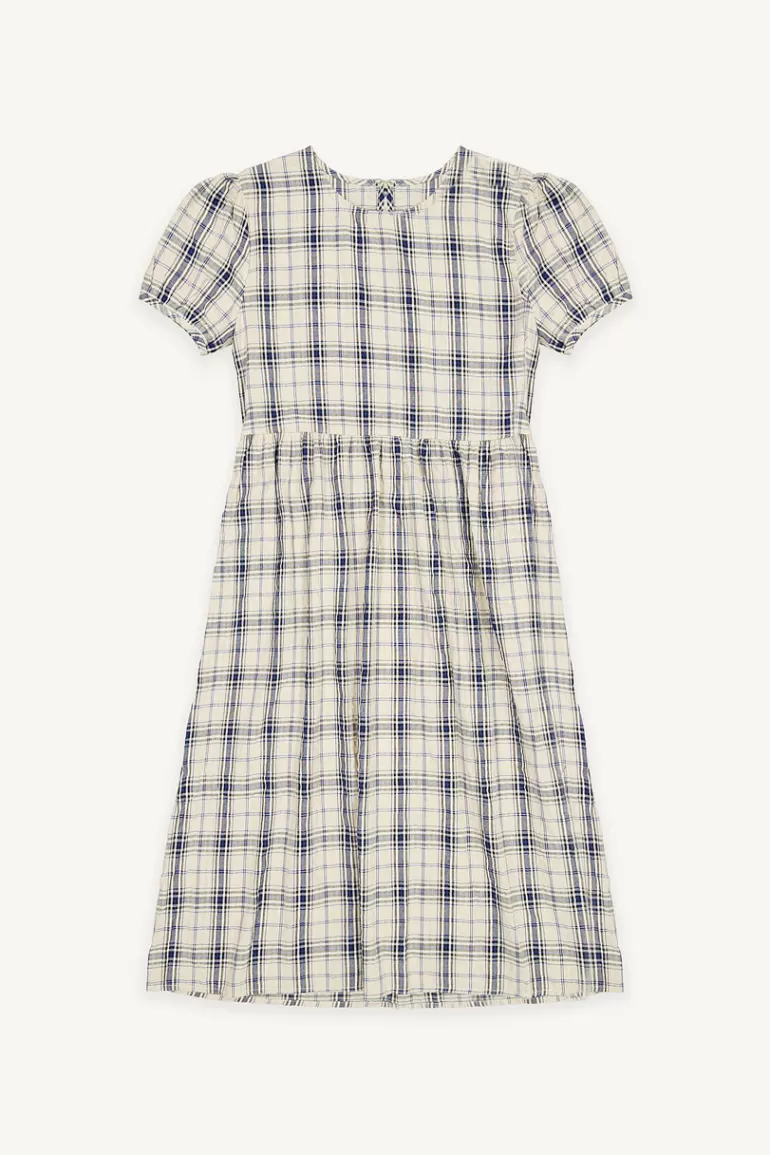 Women Olive Clothing Zadie Check Dress, Beige